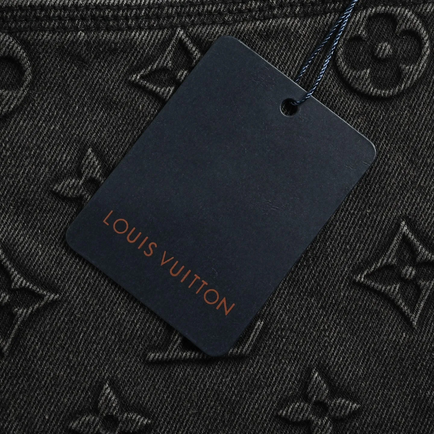 Louis Vuitton/Louis Vuitton presbyopic embossed jeans